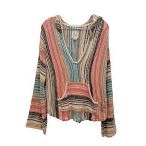 Billabong Baja Beach Women's Hooded Pullover Sweater Size Small